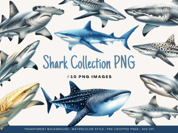 Download Shark Collection Clipart | Cropped PNG - Shark Collection